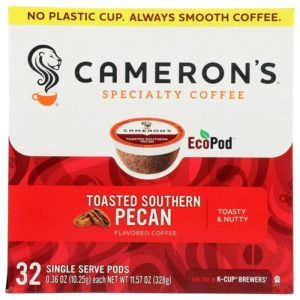 Camerons Coffee – Toasted Southern Pecan Coffee, 11.57 Oz (Pack Of 4)