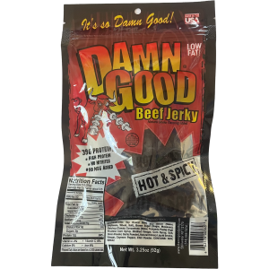 Damn Good Hot & Spicy Beef Jerky