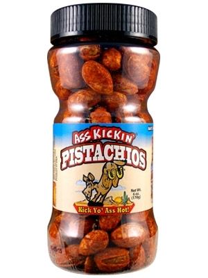 Ass Kickin Pistachios, 6oz.