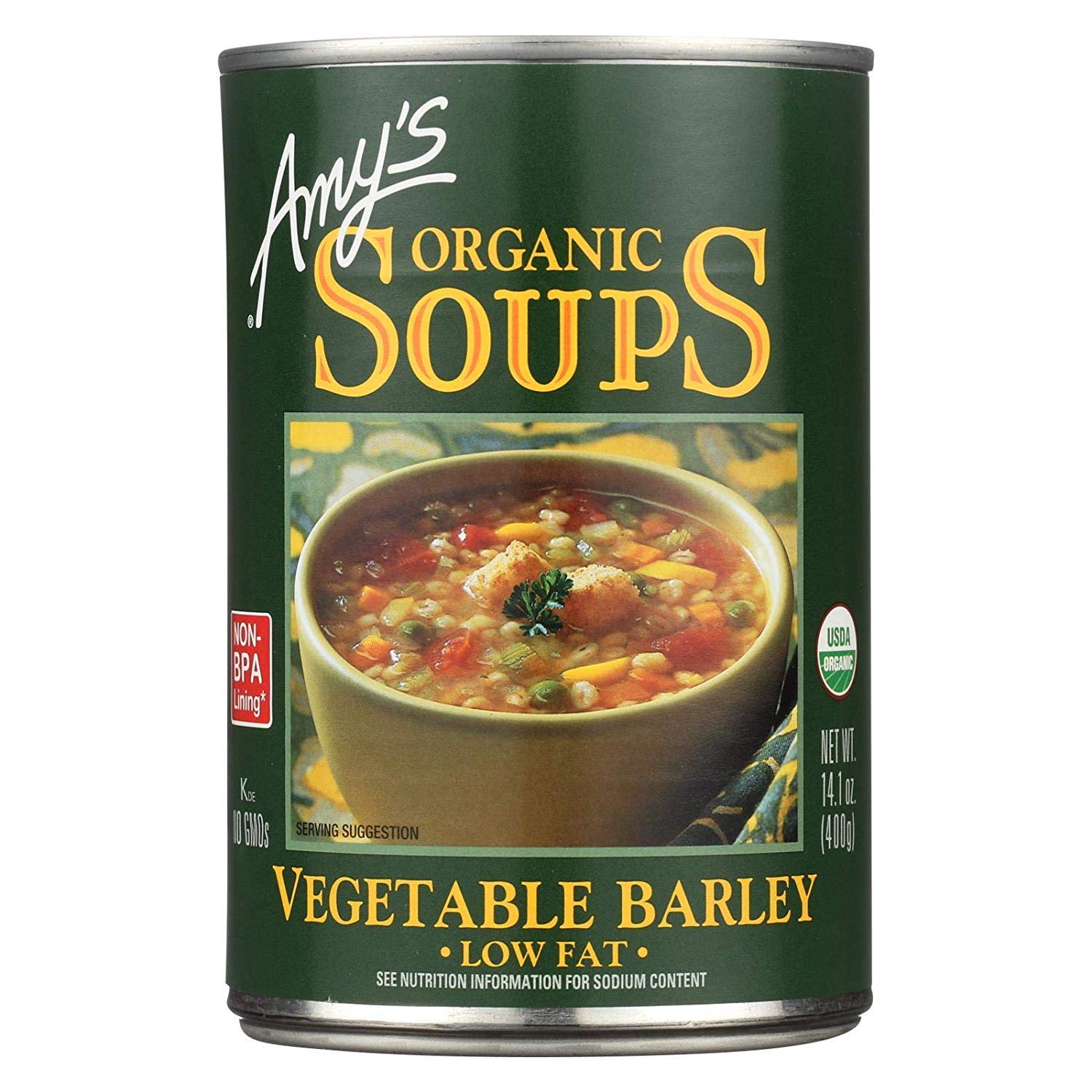Amy’s – Vegetable Barley Soup, 14.5 Oz | Pack Of 12