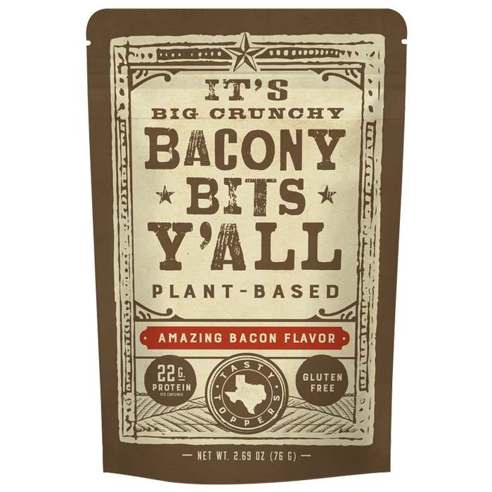 All Y’alls Foods – Big Crunchy Bacony Bits Y’all Vegan Bacon, 2.69oz