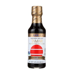 San-J – Gluten-Free Soy Sauce Reduced Sodium, 10 fl oz