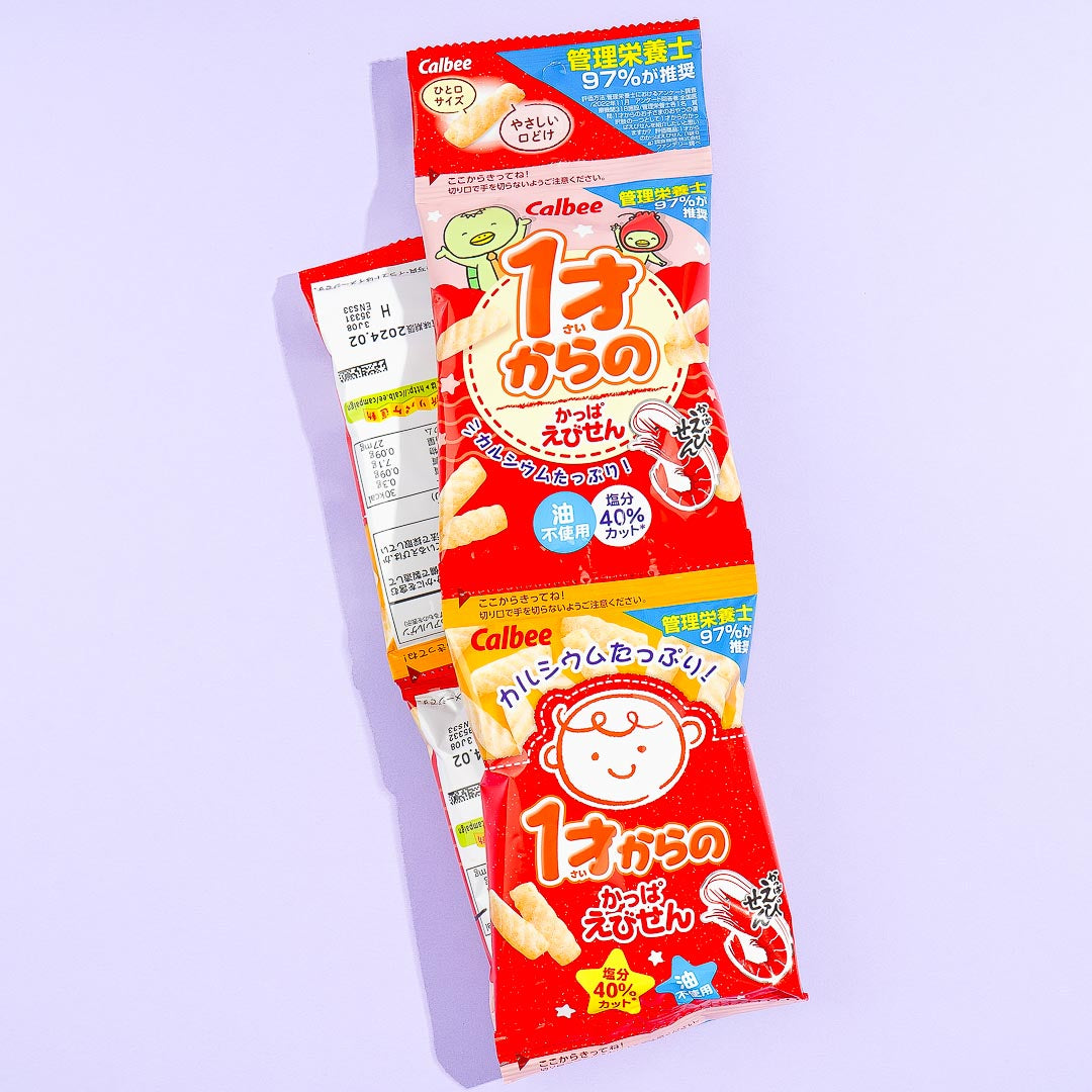 Calbee Baby Prawn Crackers – 4 pcs
