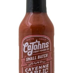 CaJohn’s Small Batch Cayenne Garlic Pepper Sauce, 5oz.
