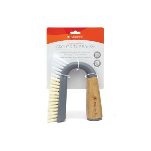 Full Circle Home – Grout & Tile Brush Grey, 1 Each (Pack of 6)
