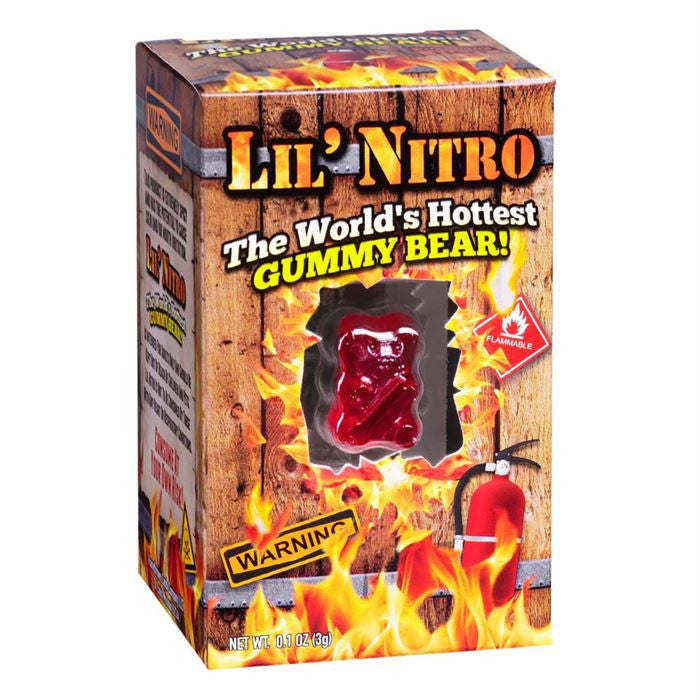 Lil’ Nitro – The World’s Hottest Gummy Bear – 0.1 oz