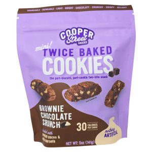 Cooper Street Snacks Twice Baked Brownie Chocolate Crunch Cookies – 5o