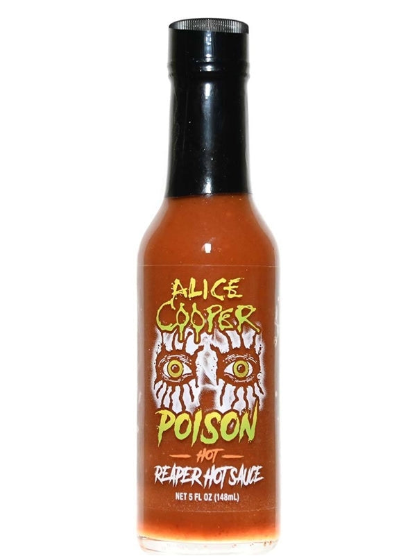 Hot Sauce Alice Cooper Poison Hot Reaper 5 oz Heat 10 Extract