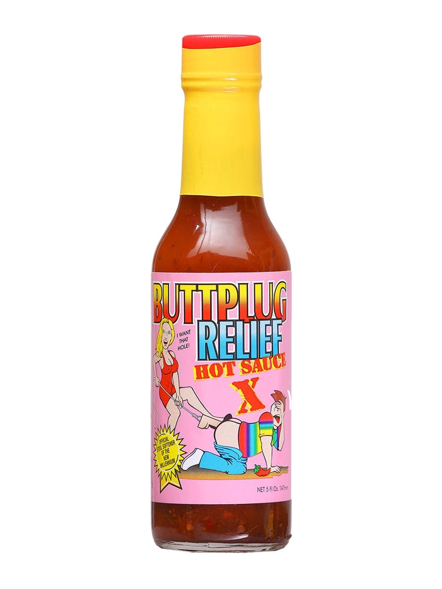 Hot Sauce Buttplug Relief I want that hole ! Pic of man on all fours w