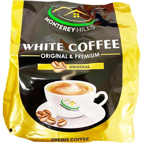 Monterey Hills – White Coffee – Original and Premium – Original – 15 Sachets – 40 G