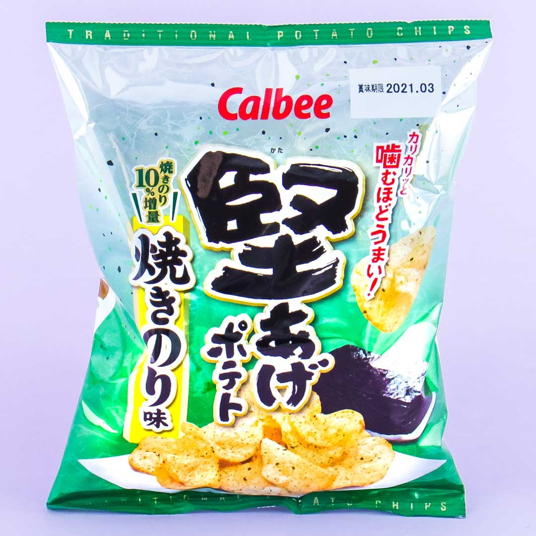 Calbee Kata-age Potato Chips – Grilled Seaweed