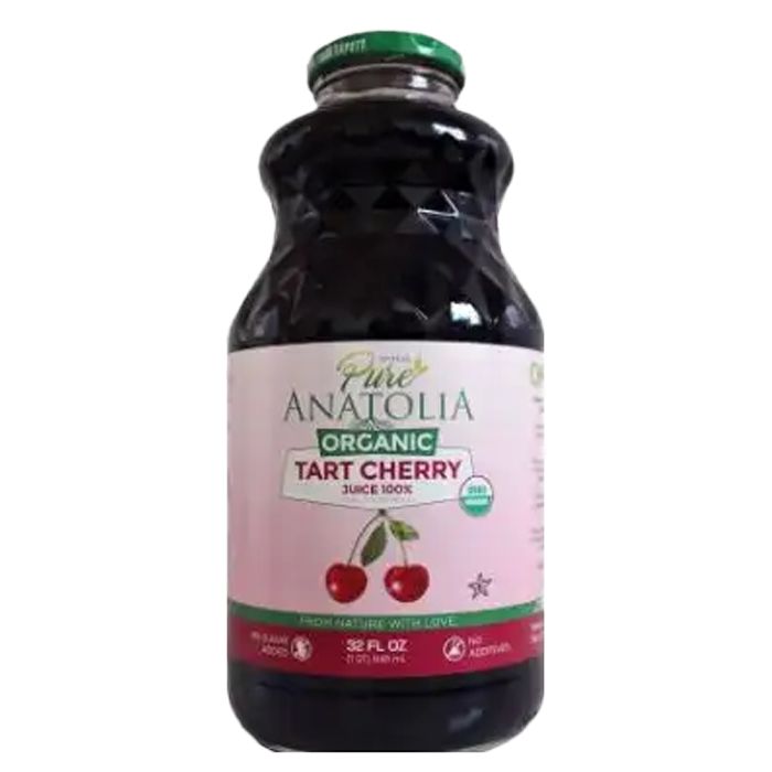 Pure Anatolia – Organic Tart Cherry Juice, 32 fl oz | Pack of 6