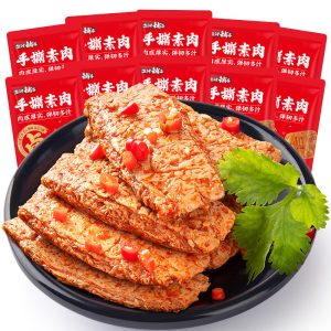 Yanjin Shop Spicy Dried Tofu Snacks – 20 Pack (225g)
