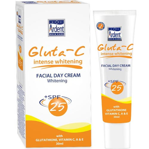 Hype Ardent Skin Care – Gluta-C – Intense – Facial Day Cream – Whitening – SPF 25 – 30 ML