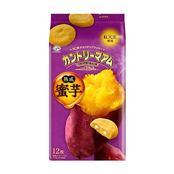 Fujiya, Country Ma’am, Soft Cookie, Sweet Potato Flavor, 12pcs