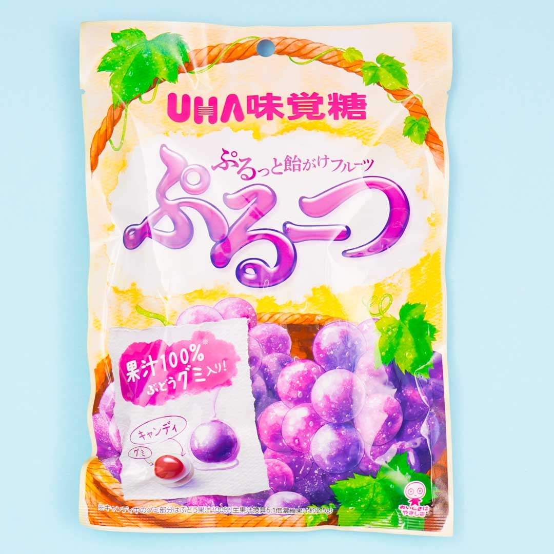 UHA Mikakuto Purutto Grape Candy Bag