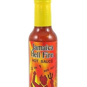 Jamaica Hell Fire 2 / 1 Hot Sauce, 5.15oz.