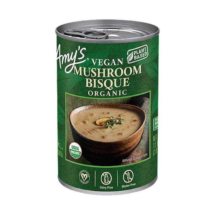 Amy’s – Organic Vegan Mushroom Bisque, 13.8oz