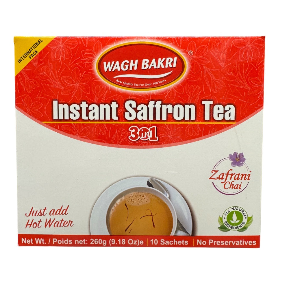 Wagh Bakri Instant Saffron Tea 3 in 1