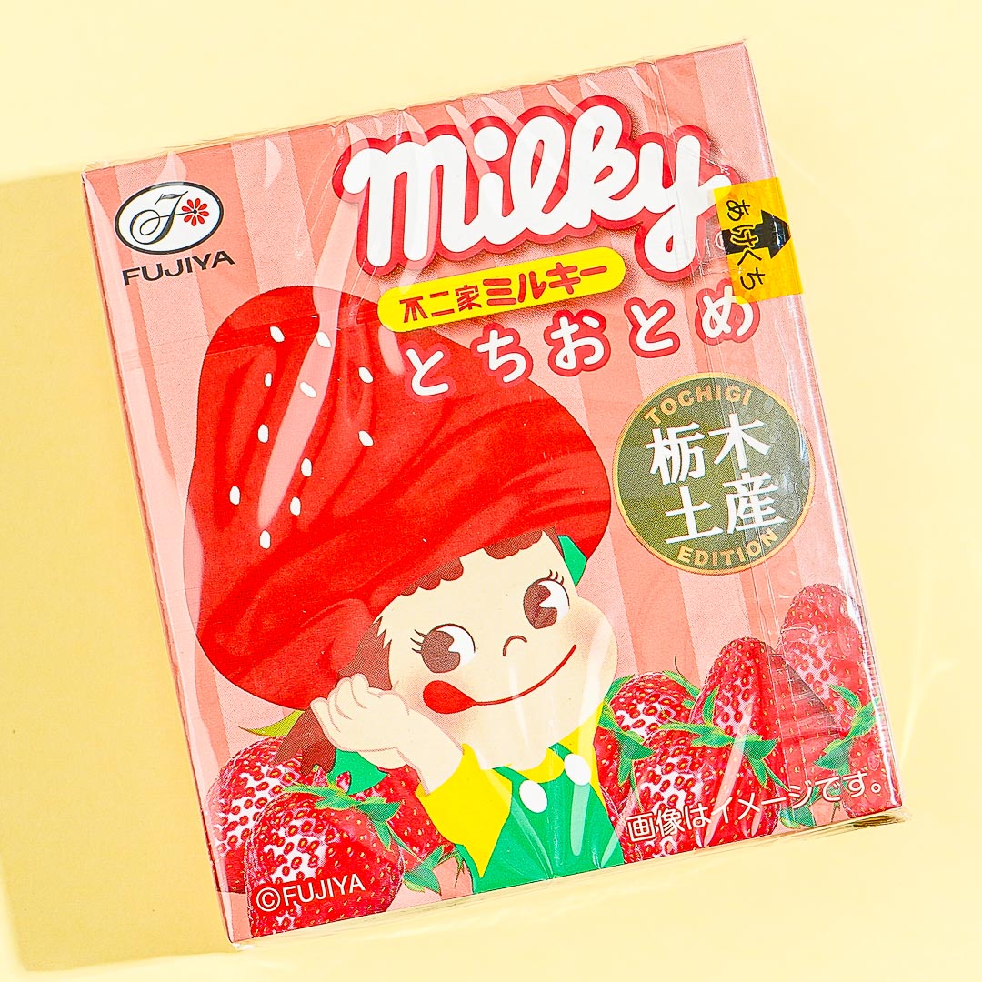 Milky Peko-Chan Souvenir Candy – Tochiotome Strawberry