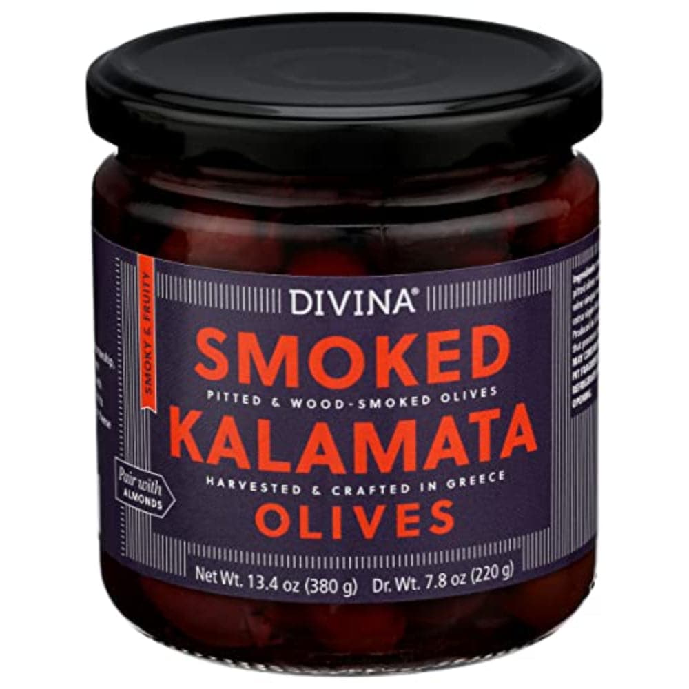 Divina – Smoked Kalamata Olives, 13.4 Oz