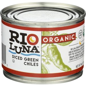 Rio Luna – Organic Diced Green Chiles, 4 Oz | Pack of 12