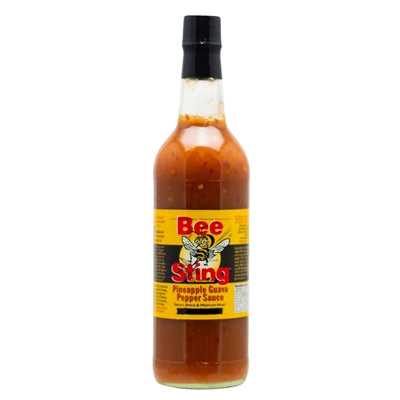 Hot Sauce Bee Sting Pineapple Guava 25.7 oz Heat 7