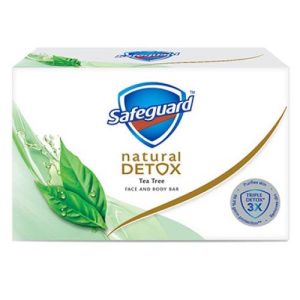 Safeguard – Natural Detox – Tea Tree – Face and Body Bar – 135 G