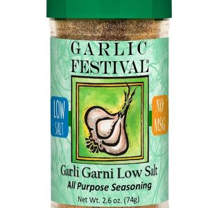 Seasoning Garli Garni Low Salt 80% Less Salt All Purpose 2.6 oz Garlic