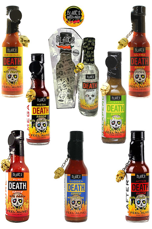 Blair’s Ultimate 8 Death Hot Sauce Gift Set, 8/5oz.
