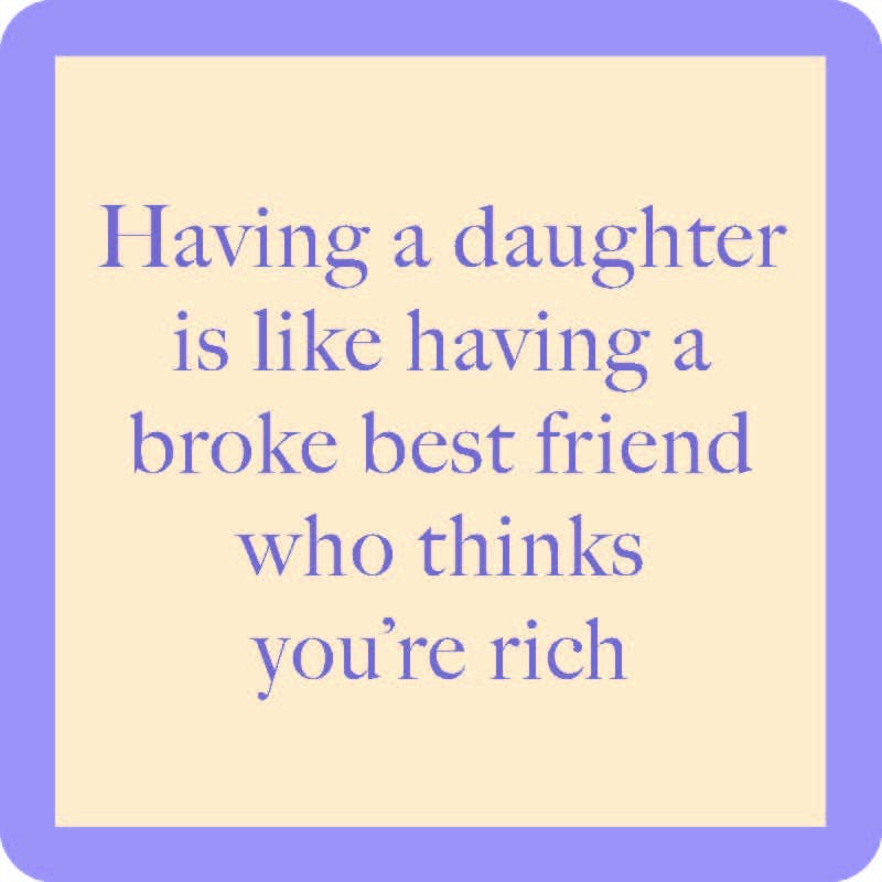 Drinks on Me coasters – Broke Best Friend
