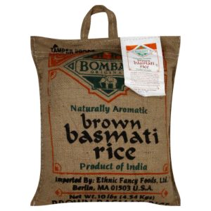 Bombay – Rice Basmati Brown, 10 lb – Pack of 1