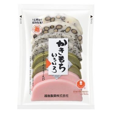 Echigo Seika “Kakimochi Iroiro”, Dried mochi rice cake, 280g in 1 bag,