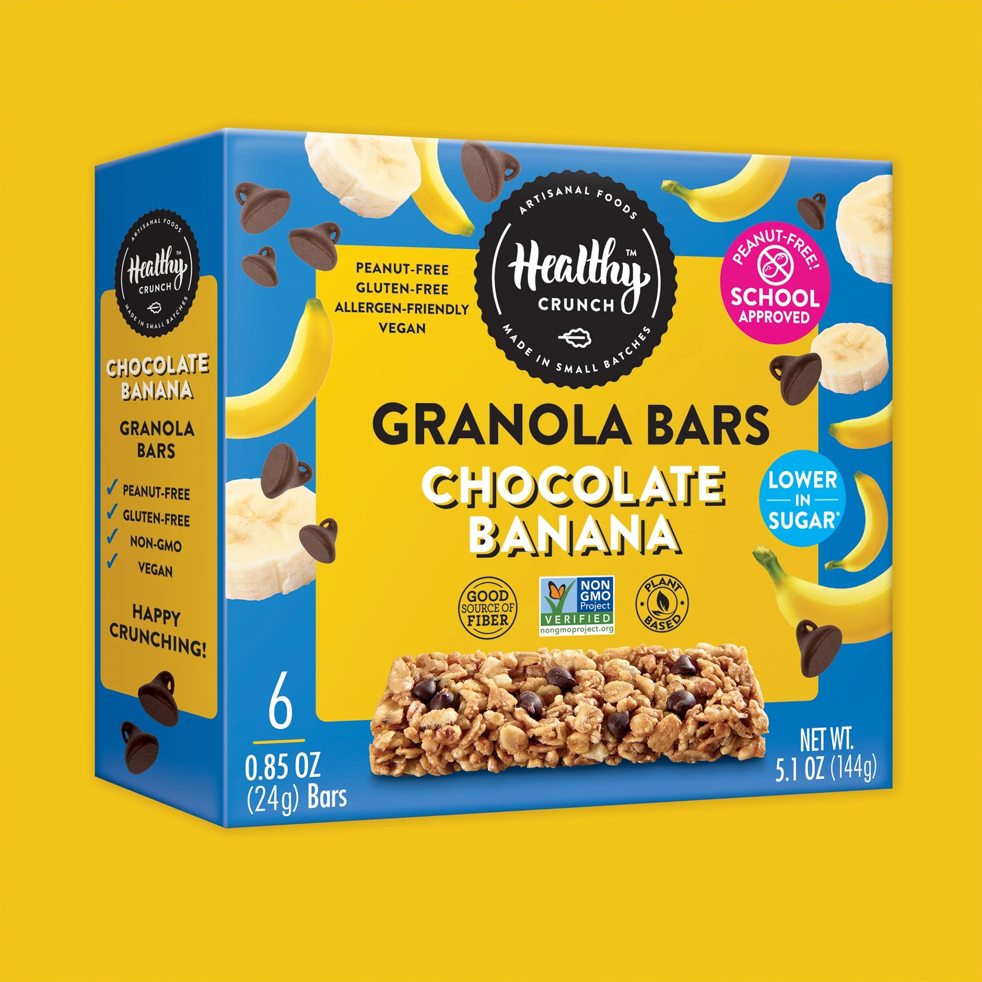 Healthy Crunch – Granola Bars Chocolate Banana – Pack of 6