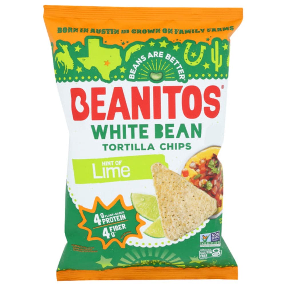 Beanitos – White Bean Chips Hint Of Lime, 5 Oz | Pack of 6