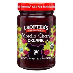 Crofter’s Premium Spread Organic – Morello Cherry 16.5 Oz | Pack of 6