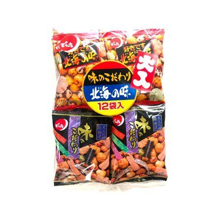 Denroku, Oiri Pair Pack, Aji no Kodawari & Hokkai no Aji, Assortment, 12 mini packs in 1 bag