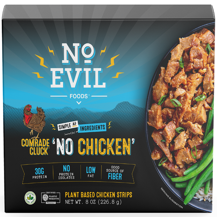 No Evil Foods – Classic Cluck: No Chicken Strips, 8oz