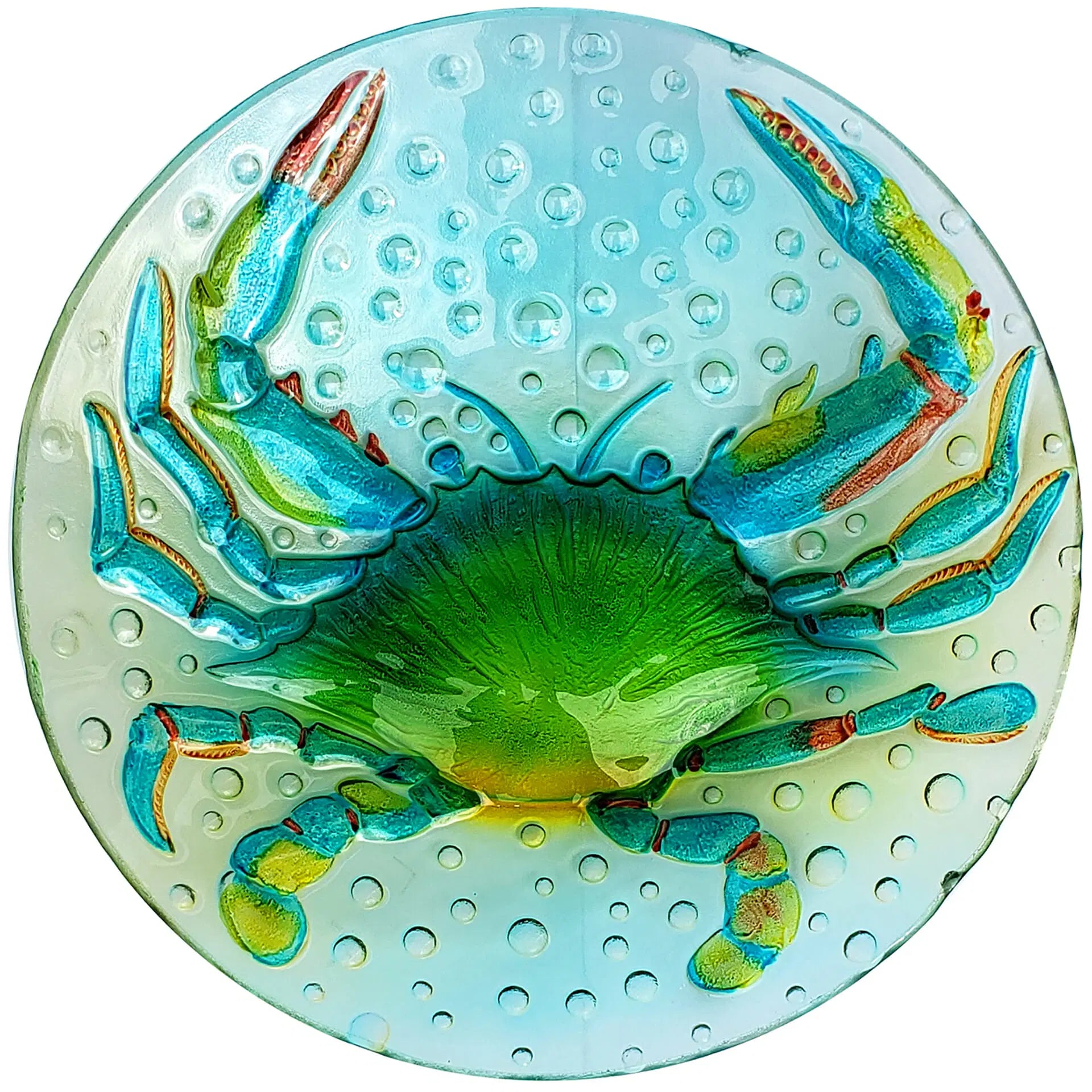 Large Glass Crab Platter | Jaco