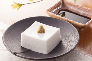 Kadohama Goma Dōfu – Traditional Sesame Tofu from Koyasan, Japan (2 Bottles, Sauce Included)