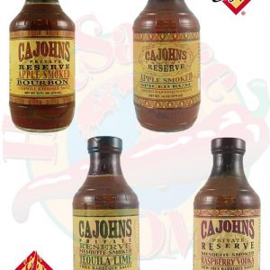 CaJohn’s BBQ Sauces Variety 4 Pack, 4/16oz.