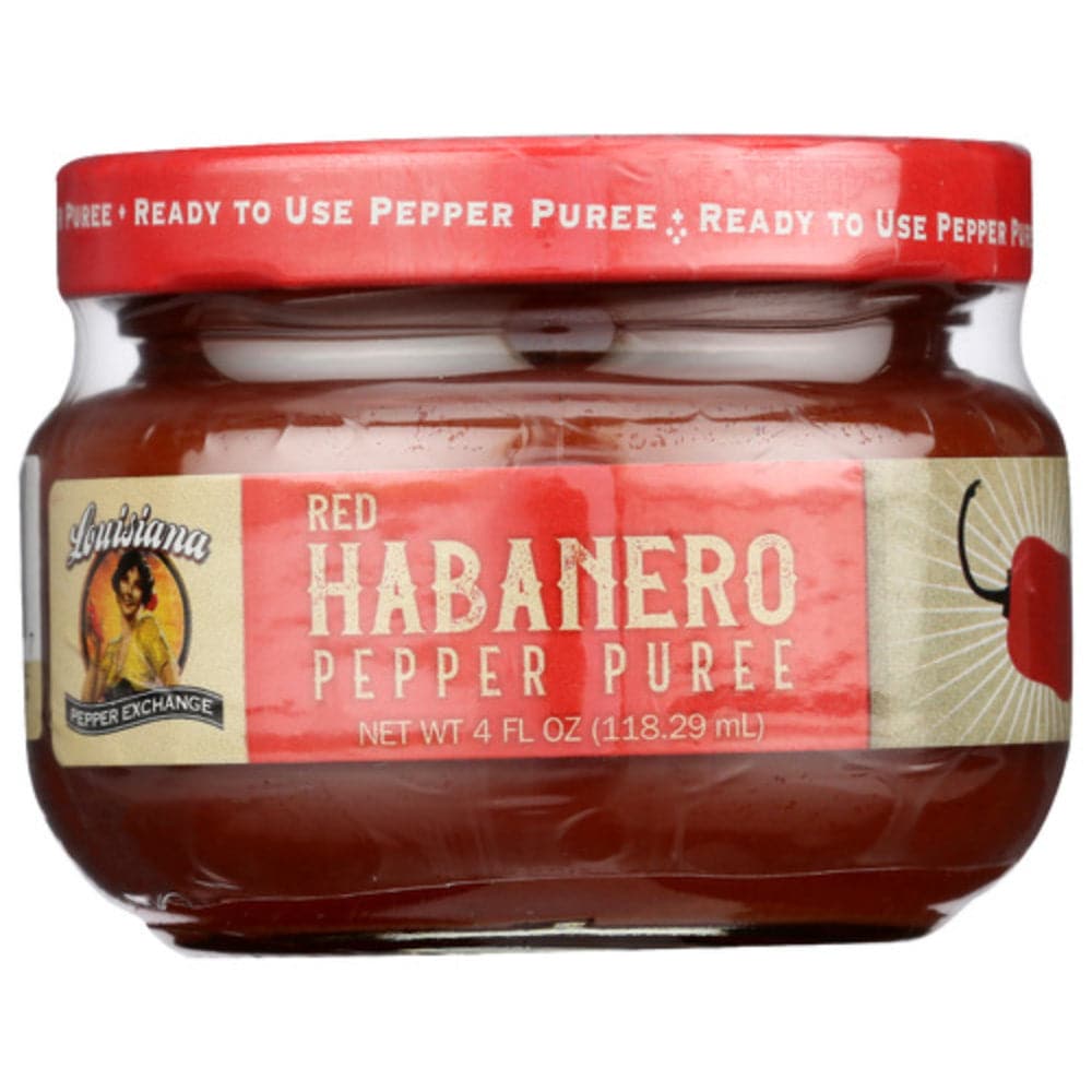 Louisiana Pepper Exchange – Red Habanero Pepper Purees, 4 Oz