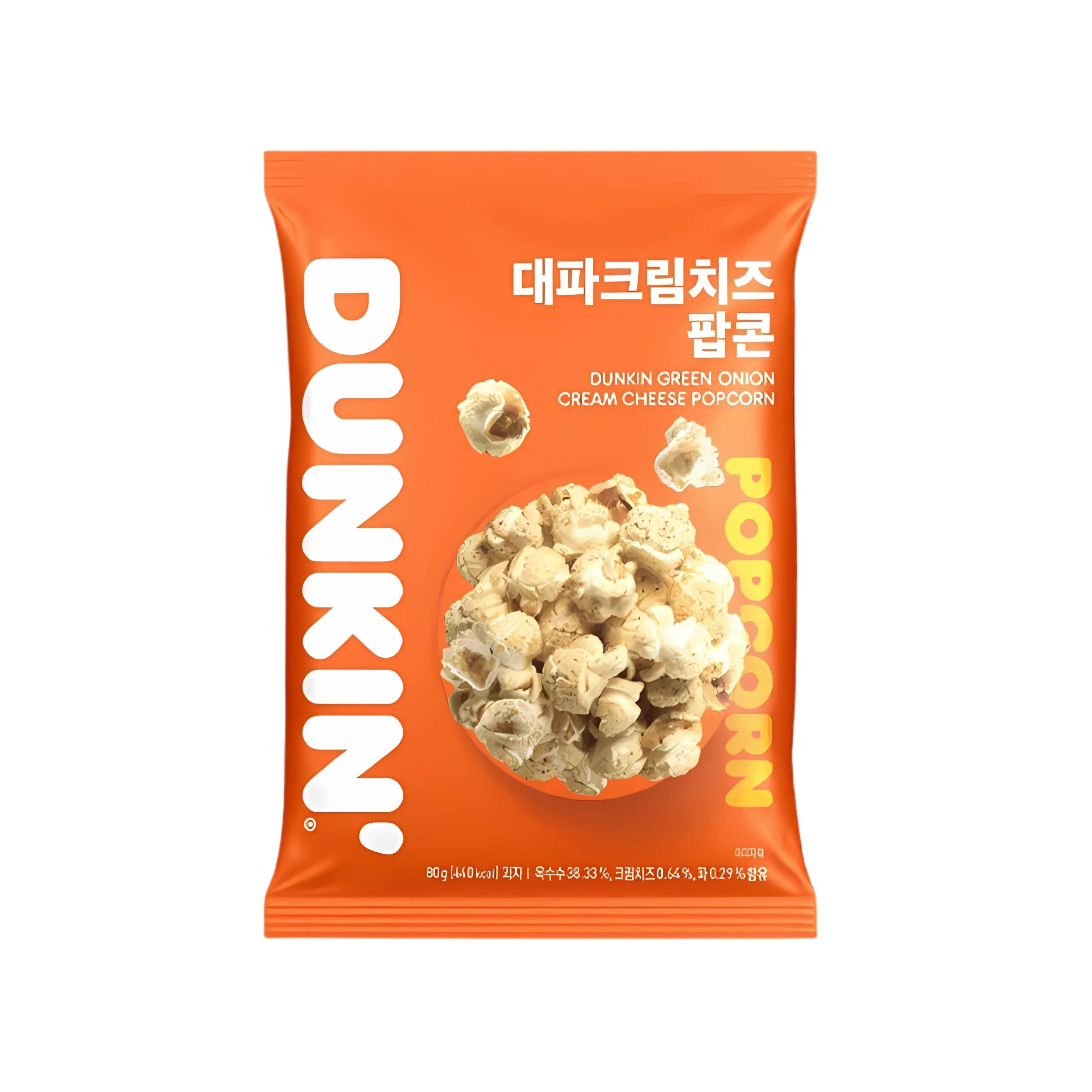 Dunkin’ Green Onion Cream Cheese Popcorn (Korea)