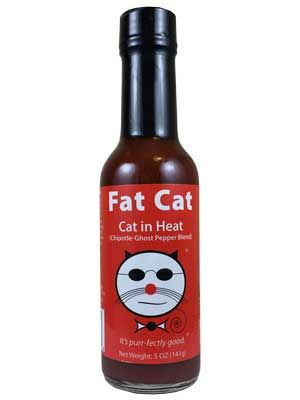 Fat Cat Cat in Heat Hot Sauce, 5oz.