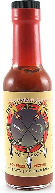 Two Flaming Arrows Hot Sauce, 5oz.