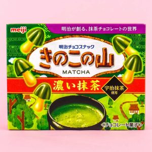 Kinoko no Yama Chocolate Biscuits – Dark Matcha