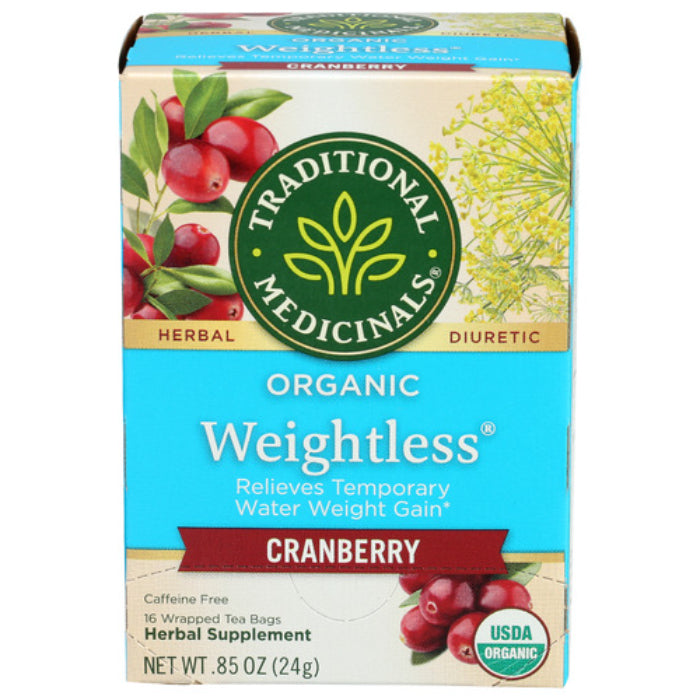 Traditional Medicinals – Weightless Cranberry Tea, 16 Bags | Pack of 1