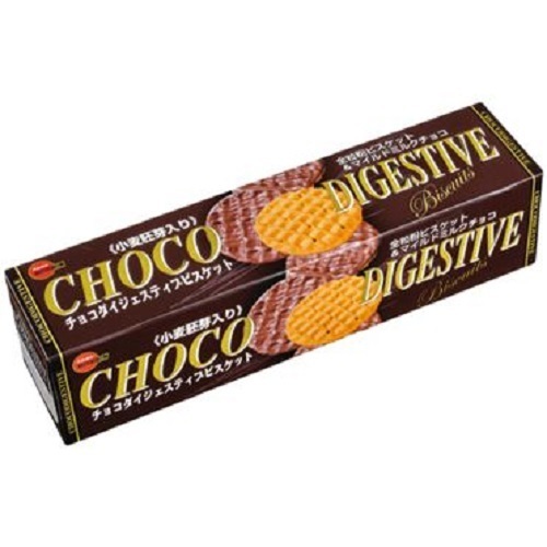Bourbon “Choco Digestive Biscuits” 17 pc in 1 box, 90g