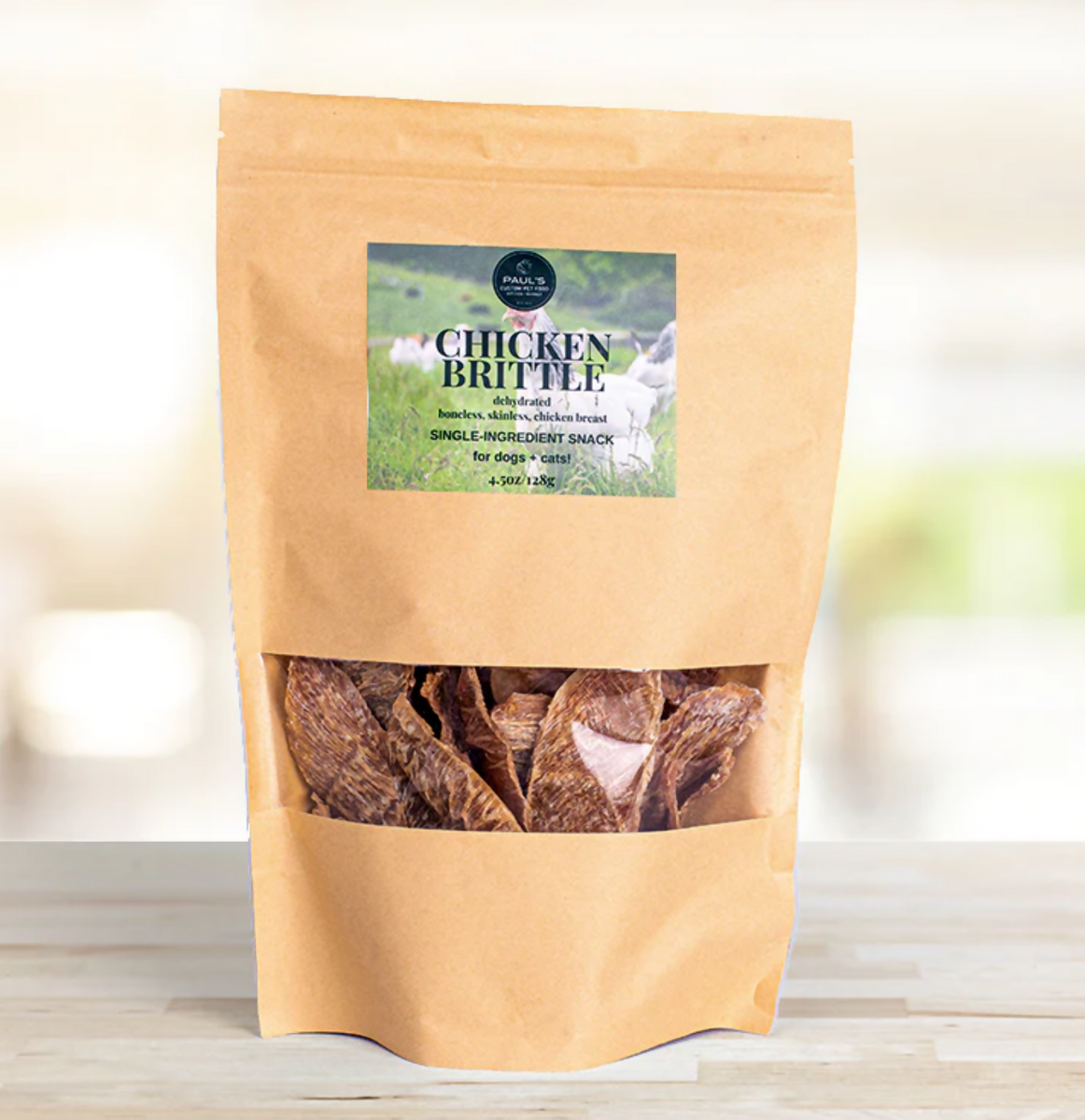Paul’s Chicken Brittle Bag – 10 bags x 4.5 oz (128g) case