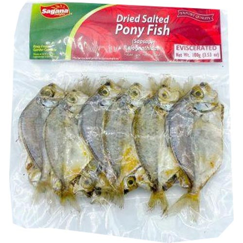 Sagana – Dried Salted Pony Fish – SapSap – Eviscerated – 200 G